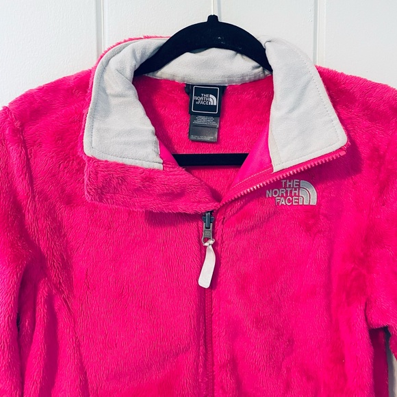 EUC North Face Osito Zip Up Jacket / XS / Bright Pink - Picture 10 of 11